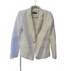 J.Crew Women's White Blazer Size 4
